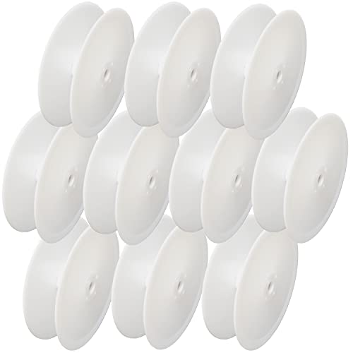 moonfarm 手芸用 スプール リール セット 選べる24サイズ 空ボビン プラスチック リボン (直径18㎝・幅4.2㎝, 10個セット)