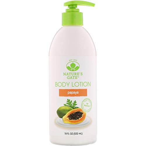 Nature's Gate Moisturizing Lotion, Papaya, 18 Ounce