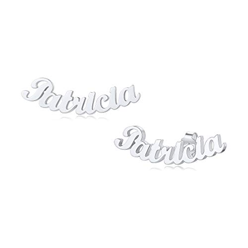 Custom4U-Name-Earrings-Personalized-for-Women-Stainless-Steel925-Sterling-SilverGold-Plated-Custom-Made-Stud-Earrings-with-Monogram-Initials-LettersNameplated-Customized-Jewelry-Gift-Box