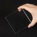 Yiqihighgo 1 Pcs Optical Glass,Fused Quartz Plates,Fused Silica Glass,Quartz Glass Sheet (Laboratory UV-Vis Grade, 85 x 85 x 1 mm)