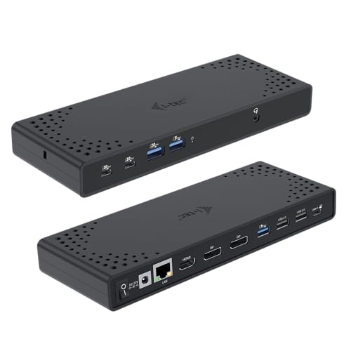 Estación de acoplamiento USB-C i-tec Triple Display Gen 2, rendimiento premium 100W
