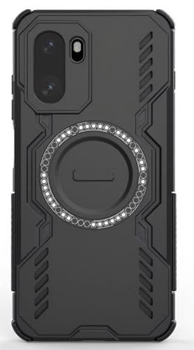 Image of ShieldTech Back Cover Case for OnePlus 15r 5G | 360 Protection Mobile Phone Case Mag-Safe | Camera Protection | Back Cover for 1 + OnePlus 15 r 5G / One Plus 15 5+G - Black TPU+PC