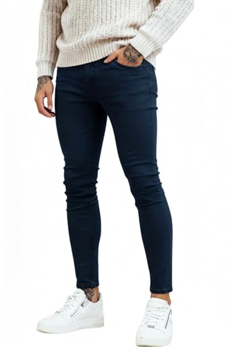 Image of GINGTTO Skinny Jeans Men Slim Fit Stretch Tapered Leg