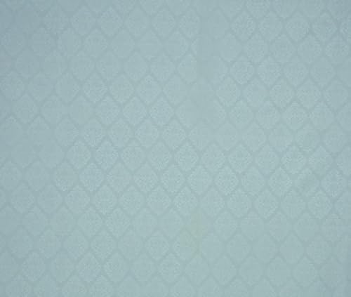 Image of Blue Strip Polycotton Bedsheet, Double 90x100 (Powder Blue) | Hotel Quality | Soft, Breathable & Colourfast | Wrinkle Resistant | Machine Washable | Pillow Covers Included