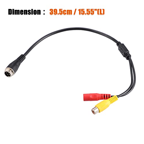 Adaptador de cámara automotriz 4 Pin a RCA X AUTOHAUX miniatura 3