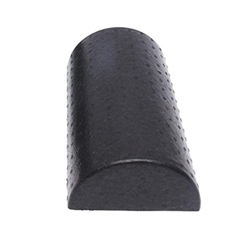 Fitness Foam Roller Half Round Yoga Muscle Massager 11.85x5.91x2.95in Black