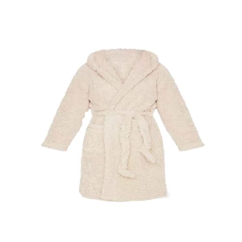 Peignoir en serviette pour femme en peluche corail kaki