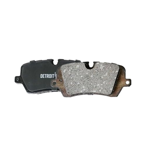 Image of Detroit Axle - Rear Brake Pads for Land Rover Range Rover Sport Discovery Defender 90 110 130, Ceramic Brake Pads w /Hardware Replacement
