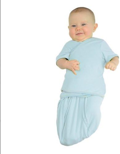 TrueWomb Weaning Swaddle (Medium (11-17.5 lbs), Blue)