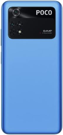 Poco M4 PRO 4G 128GB 6GB RAM Factory Unlocked (GSM Only | No CDMA - not Compatible with Verizon/Sprint) Bundle w/Fast Car Charger - Cool Blue