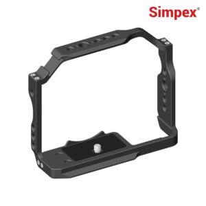 Image of Simpex Camera cage EOS R10 Custom-fit, Full Access to Ports, Multiple Accessory Threads, Dual Cold Shoe mounts