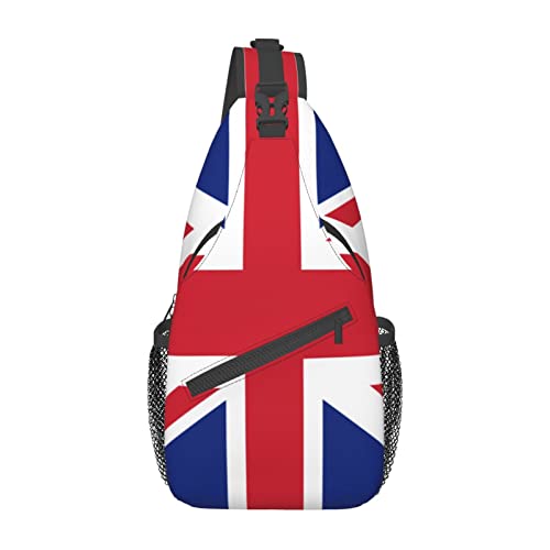 Morrales unisex con diseño British Flag para senderismo miniatura 2