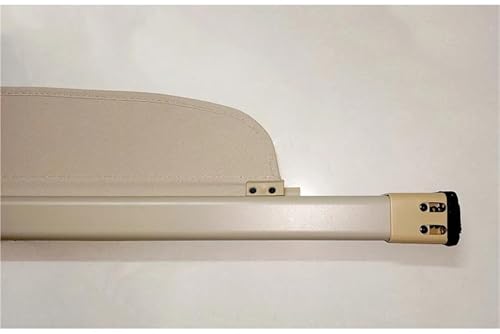 Cubierta de maletero para Subaru XV Crosstrek 2012-2017 cortina de carga enrollable beige 3