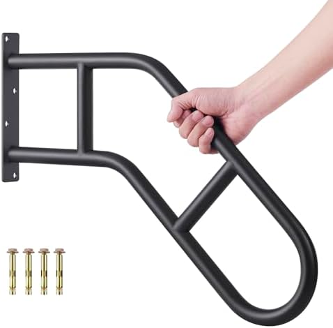 Hand Rails for Outdoor Steps & Elderly (Max 800LBS),U-Shape Wall ...