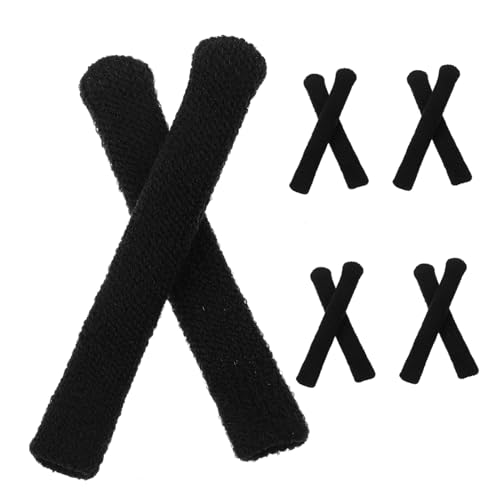 POPETPOP 10個 メガネ滑り止めカバー メガネのテンプルのヒント メガネのテンプルチップ メガネリテーナー メガネイヤーグリッパー メガネ交換用品 メガネ交換用テンプル イヤーソックスピース