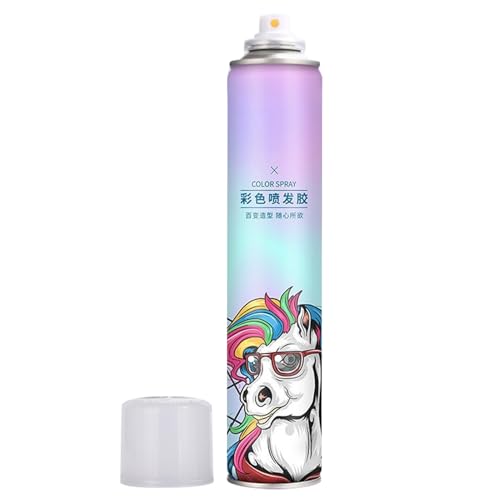 Spray de color de cabello temporal para niños mujeres, hombres, color de cabello lavable, tinte de para la fiesta de cosplay, fiesta de Navidad, Halloween Crazy Hair Day, 320ml