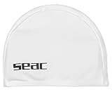 Talla única para adultos SEAC Lycra Gorro, Adultos Unisex, Blanco, Talla Única