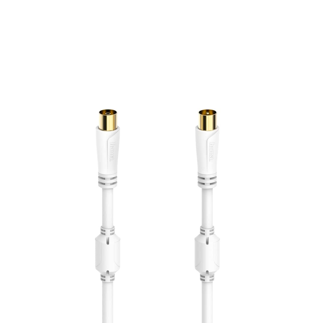 Hama Antenna Cable, Coax Plug - Coax Socket, gold-plated, 7.5m, 100 dB