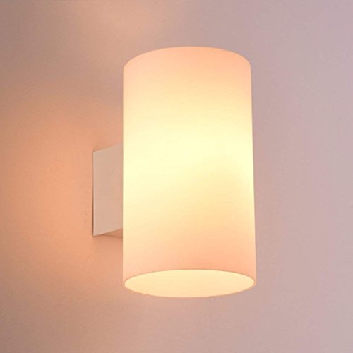 GZ Led Lámpara de pared de vidrio simple para dormitorio y sala de estar