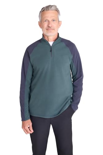 Image of Mountain Warehouse Ashbourne Mens Fleece Jumper Dark Khaki L