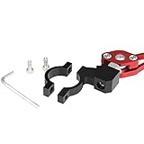 Bike Mirror, [2 PCS]Diyife HD Wide Angle Large Bicycle Rear View Mirror, 360°Adjustable Explosion-Proof Bicycle Mirrors for Handlebar 22-25mm, Shockproof for Mountain Road Bike Scooter Motocycle(Red) - Image 3