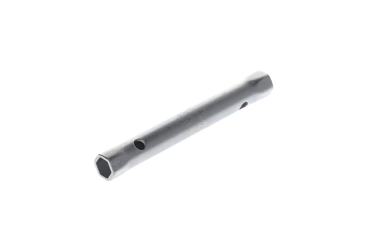 GEDORE Tubular box wrench, 10 + 11 mm, Hex, 120 mm long, Tool for nuts automotive, 26 R 10x11, Chrome-plated steel