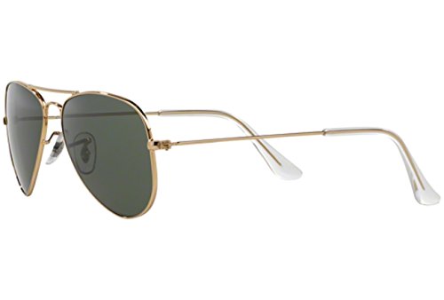Ray-Ban Small Aviator Sunglasses (Gold Frames & G-15XLT Lenses)2