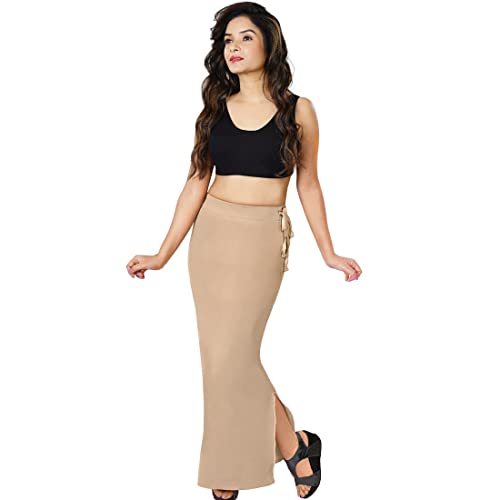 Image of dermawear Women Blended Fabric Saree Shapewear Everyday Petticoat (SSE-407)