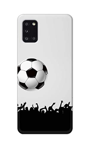 Image of Printed Hard Back Cover Case for Samsung Galaxy A31 Back Cover (Football Icon) -702