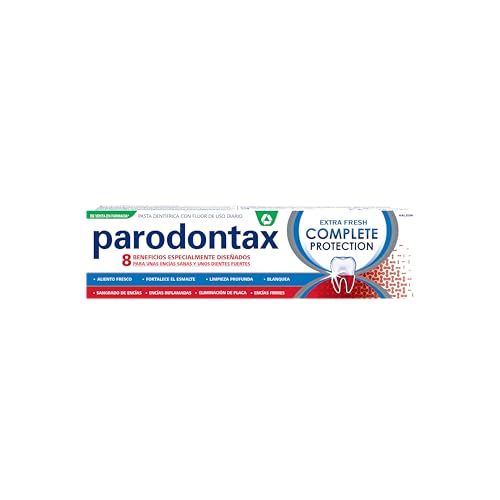 Parodontax, Pasta de Dientes con Flúor, Complete Protection, Extra Fresh, Ayuda a Detener y Prevenir el Sangrado de Encías, 75 ml