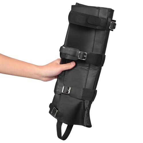 Couvre-bottes médiévaux style chevalier viking avec sangles de réglage noires lot de 2 - 4