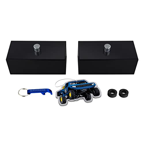 Supreme Suspensions - 1.5" Rear Lift Blocks For Models With Single 9/16" Axle Pin Holes [T6 Billet Aluminum Kit] - Microfiber Cleaning Towel Included With Purchase #TOP11