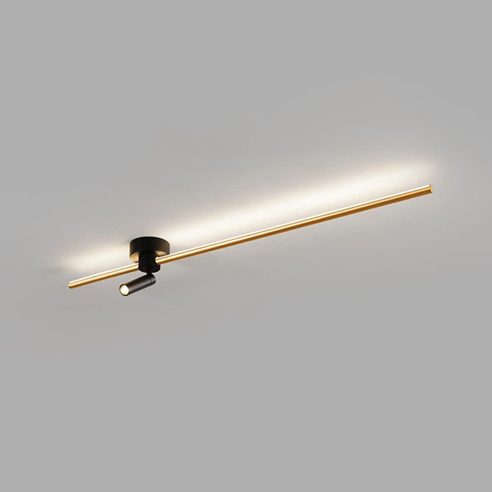 Éclairage Géométrique En Métal avec spot led monopoint pivotant pour une décoration épurée