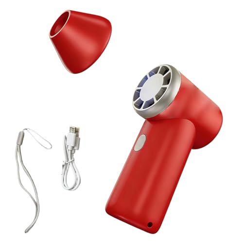 Soplador de ventilador de mano con batería recargable, cuatro velocidades, fuerte presión de viento para un trabajo de limpieza eficiente, inflado, soplador de eliminación de nieve