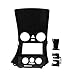 oimcpr 9 Inch Car Fascia Radio Panel Compatible For VW Beetle 1997-2010 Dash Kit Install Facia Console Bezel Plate 9inch Trim Cover