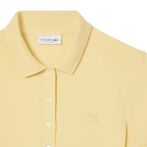 Image of Lacoste Women's Slim Fit Stretch Petit Pique Polo Dress