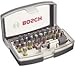 Price comparison product image Bosch Professional 2607017319 Profesional PRO Screwdriver Bit, Silver, 13cm x 6.7cm x 4.5cm, Set of 32 Pieces