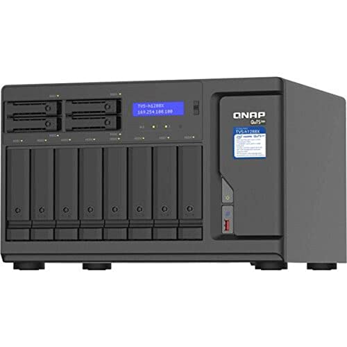 QNAP TVS-h1288X-W1250-16G High-speed media NAS with Intel® Xeon® W-1250 CPU and Two 10GbE Ports - Thumbnail 6
