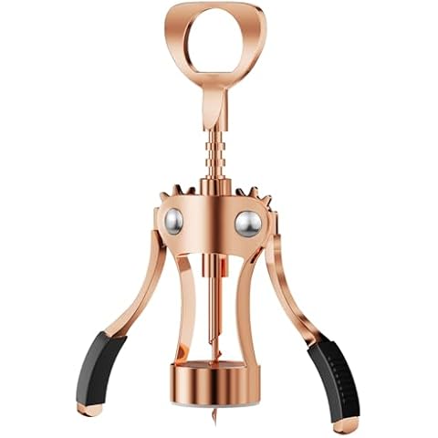KORCCI Rose Gold Wing Corkscrew Opener Cover