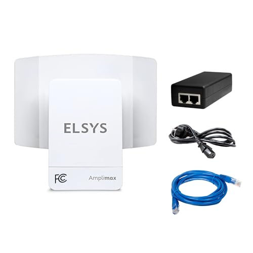 ELSYS AMPLIMAX 4G Módem LTE para exteriores con ranura para tarjeta SIM y antena de alta ganancia integrada (2 en 1) certificado por FCC, AT&T, T Mobile y Verizon – Internet principal o conmutación