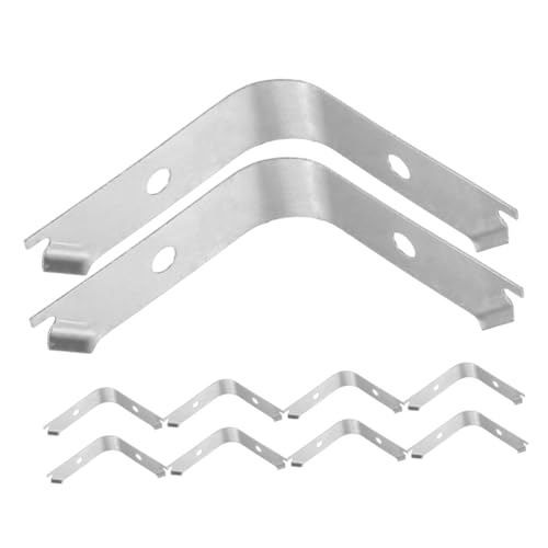 Image of 100pcs Picture Frame Spring Clips for DIY Framing Durable Backing Hardware for Photos Invisible Fixation for Art Crafts and Wall Hanging