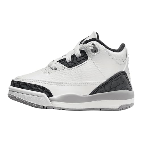 Jordan 3 Retro Baby/Toddler Shoes (DM0968-106, Summit White)