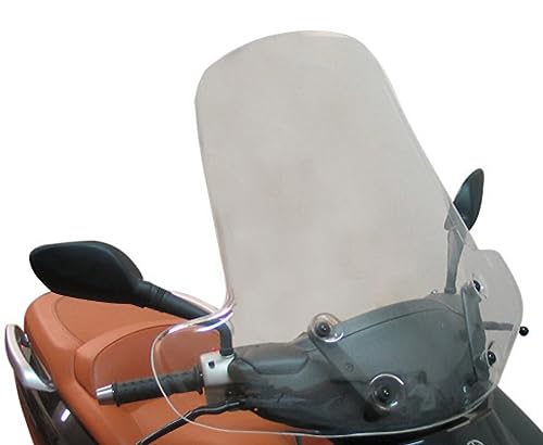  givi d432st paravento trasparente compatibile con yamaha xc 300 versity 2003 2004 2005 2006 2007 mototopgun