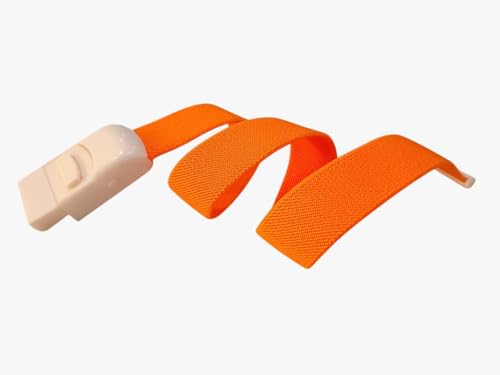 Image of DESCO Surgical Tourniquet Elastic Belt for Blood Collection with Plastic Buckle Pack of 1 (Orange)