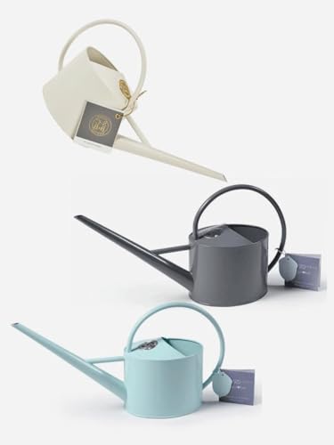Arrosoir d'intérieur haut de gamme Burgon & Ball 1,7 l long bec crème au babeurre élégant