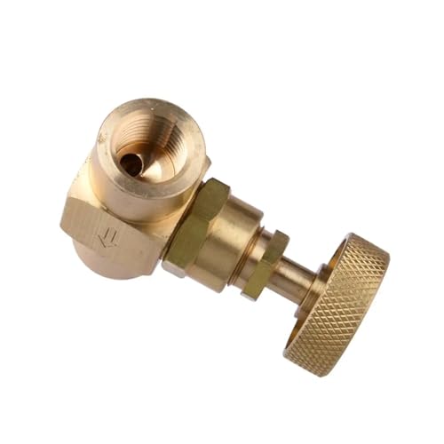 Válvula de aguja de latón 1/4 NPT x 1/4 NPT hembra 600 PSI para gas 5
