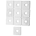 KICHOUSE 20pcs Square Washers Flat Plate Washers for Industrial Use for Automotive and Household Applications
