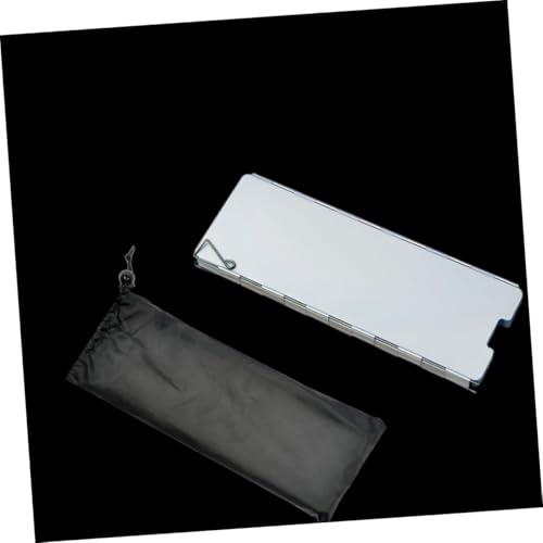 Pare vent pliable 10 plaques en aluminium pour protéger votre réchaud