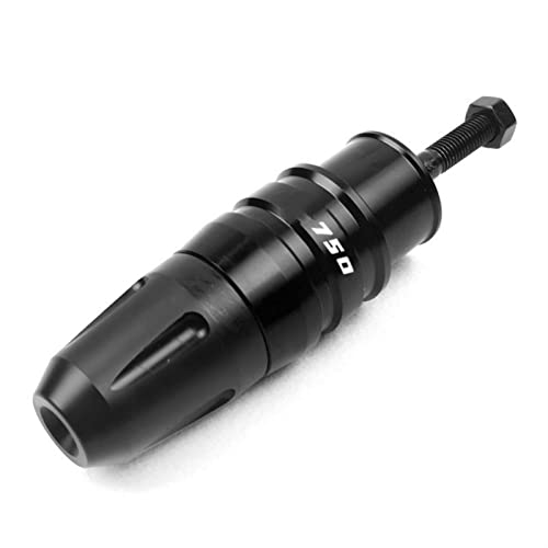 Protection de choc moto Kawasaki Z750 curseur d'échappement latéral noir