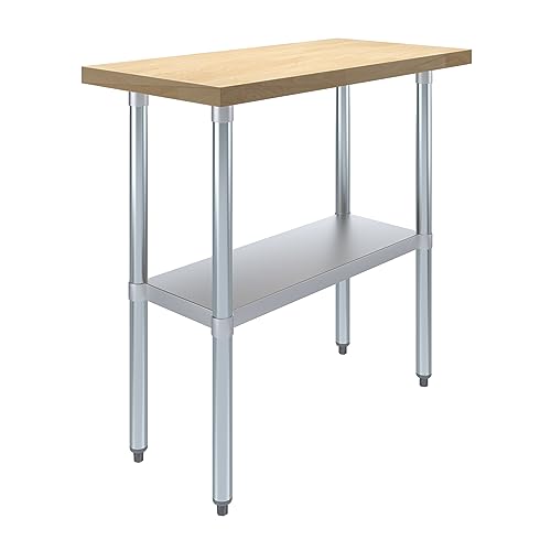 NSF Maple Butcher Block Work Table